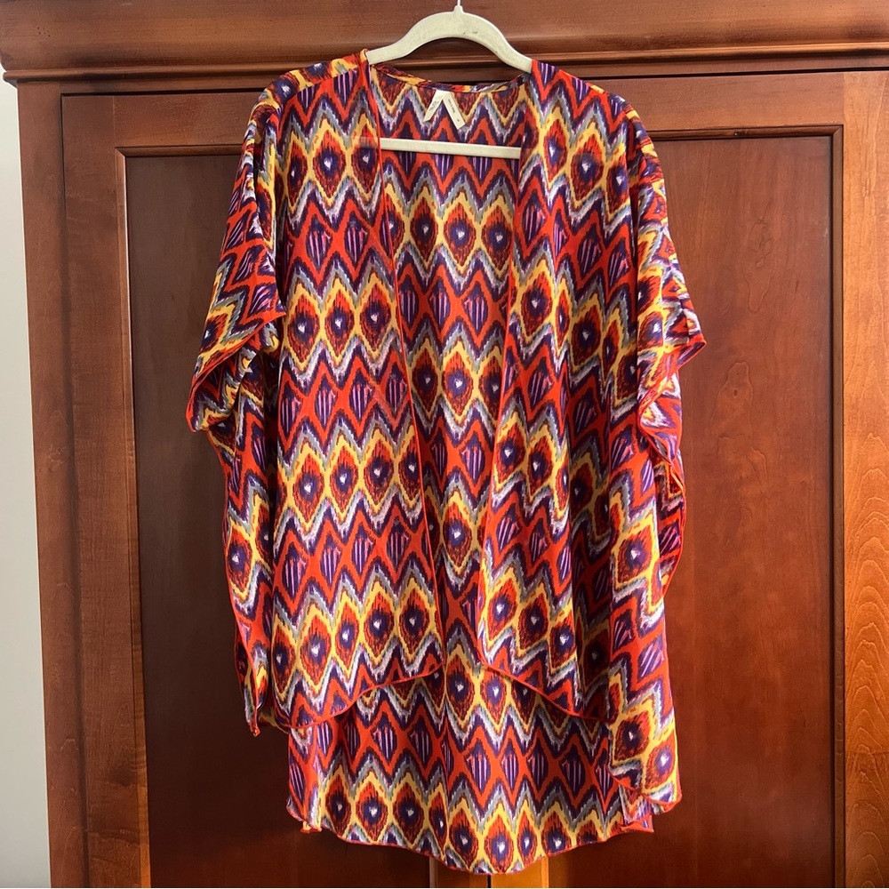 Truth NYC Swim Cover-Up with Geometric Diamond Pattern Size Large